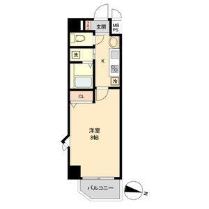 S-FORT上社(1K/4階)の間取り写真