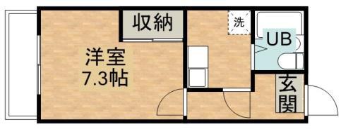 リアライズ山下町(1K/4階)の間取り写真