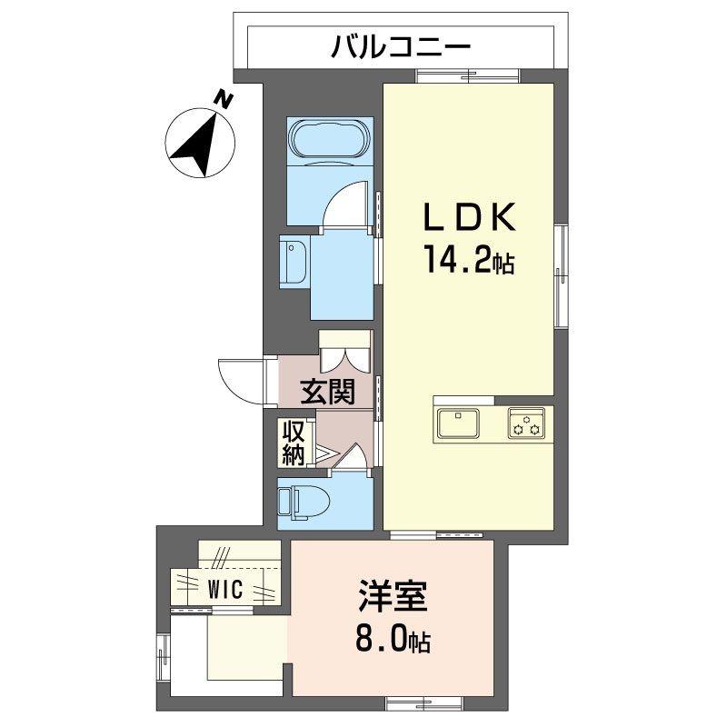 ボン リジエール(1LDK/3階)の間取り写真