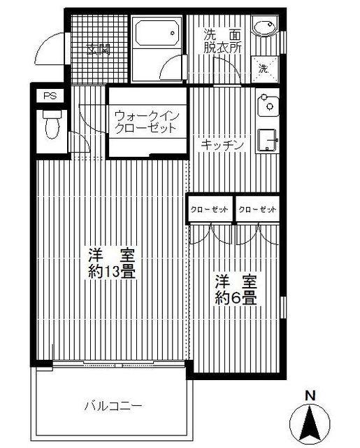 プンゲンスガーデン(1LDK/3階)の間取り写真