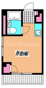 メゾン701(ワンルーム/1階)の間取り写真