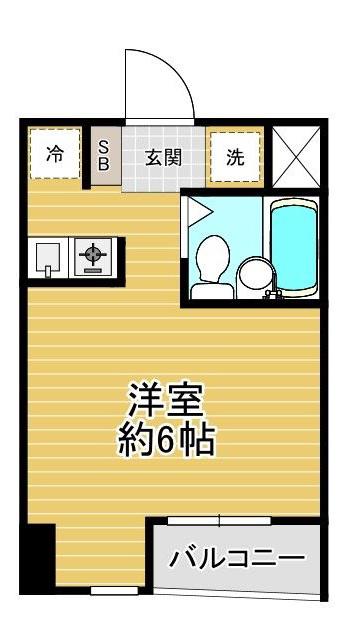 グランマーレ早稲田(ワンルーム/7階)の間取り写真