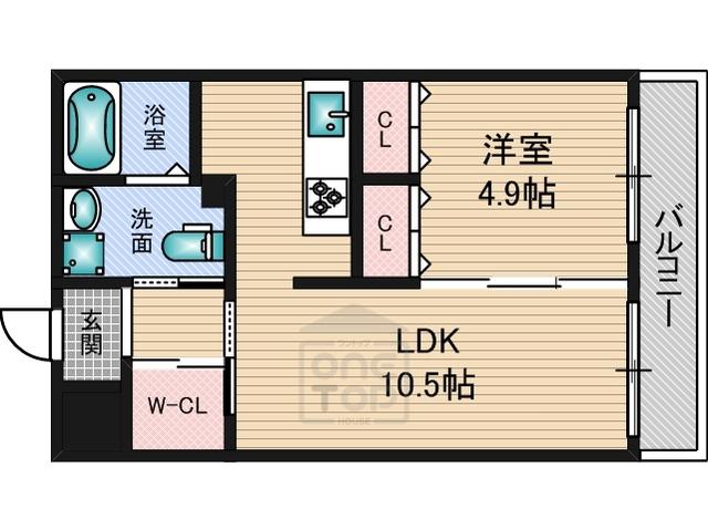 FRATZ CRODE(1LDK/2階)の間取り写真