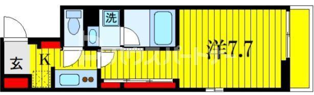 アルメール大久保(1K/3階)の間取り写真