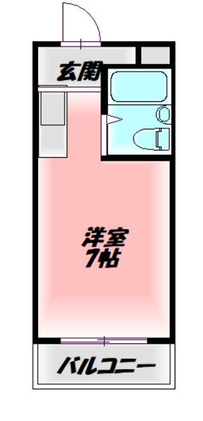 大宝門真CTスクエア 1(ワンルーム/4階)の間取り写真