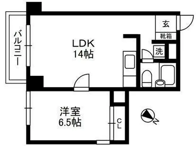 パシフィックパレス赤坂 2階階 間取り