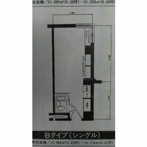 カサウィスタリア(ワンルーム/10階)の間取り写真