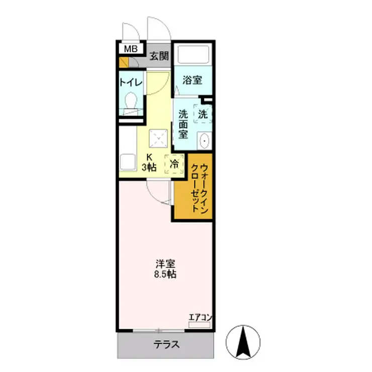 フォンテ 1階階 間取り