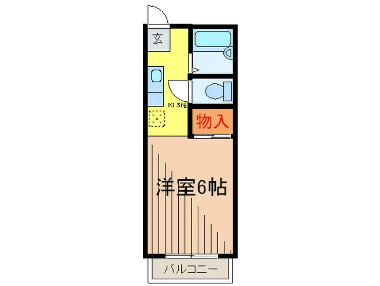グレースハイツ 1階階 間取り