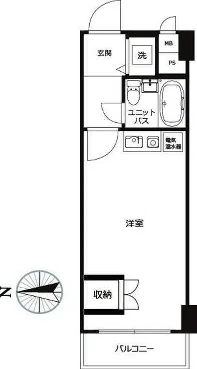 エクレール南馬込 2階階 間取り