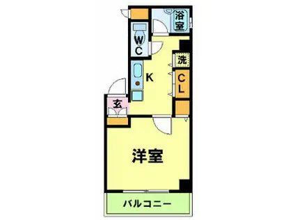 サンテミリオン大手町北(1K/5階)の間取り写真