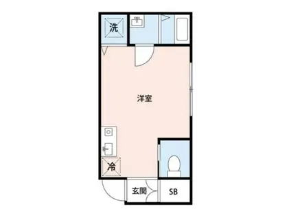 ライブリー江古田(ワンルーム/1階)の間取り写真