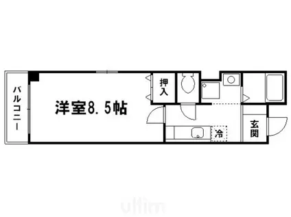 押おいけ(1K/2階)の間取り写真