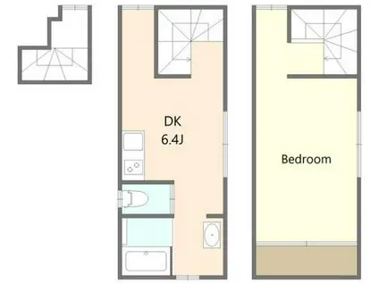 コンフォートスペース南千住(1DK/2階)の間取り写真