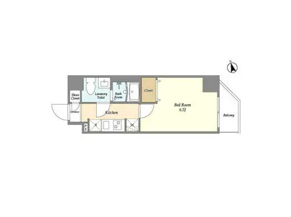 アルファコート西川口27(1K/10階)の間取り写真