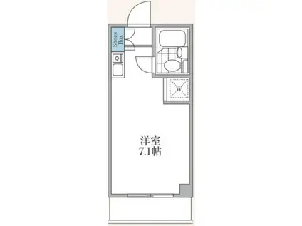 PARK TERRACE相模原(1K/4階)の間取り写真