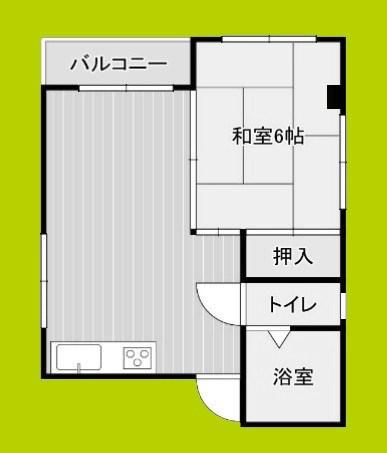 スティックレジデンス永田(1LDK/3階)の間取り写真