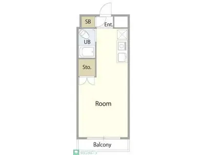 エルスタンザ東久留米(ワンルーム/5階)の間取り写真