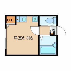 エクセルコート上石神井(ワンルーム/3階)の間取り写真