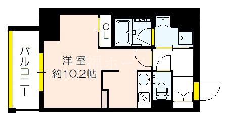 MORINOMIYA HOUSE(ワンルーム/4階)の間取り写真