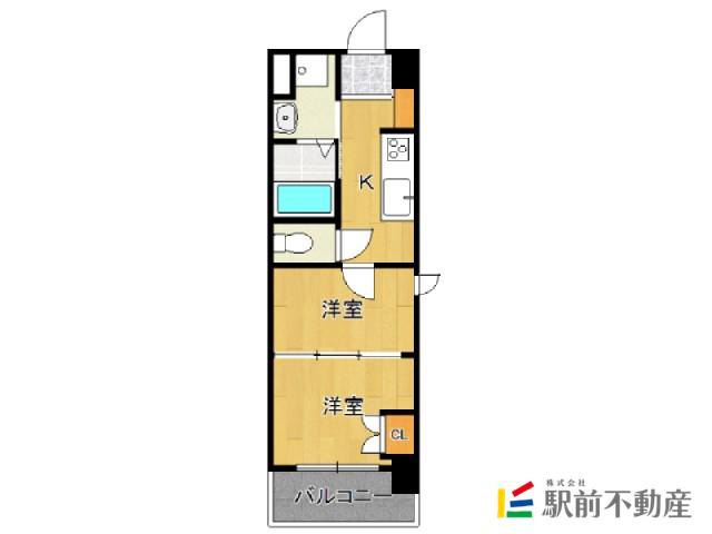 CLUB ORIENT NO.105 S(2K/12階)の間取り写真