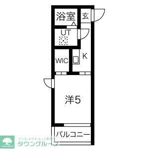 LUDENS練馬(ワンルーム/4階)の間取り写真