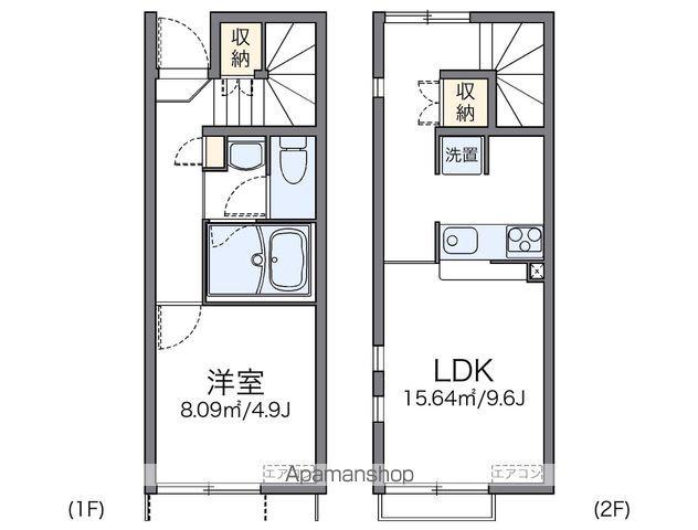 レオネクスト太陽(1LDK/1階)の間取り写真