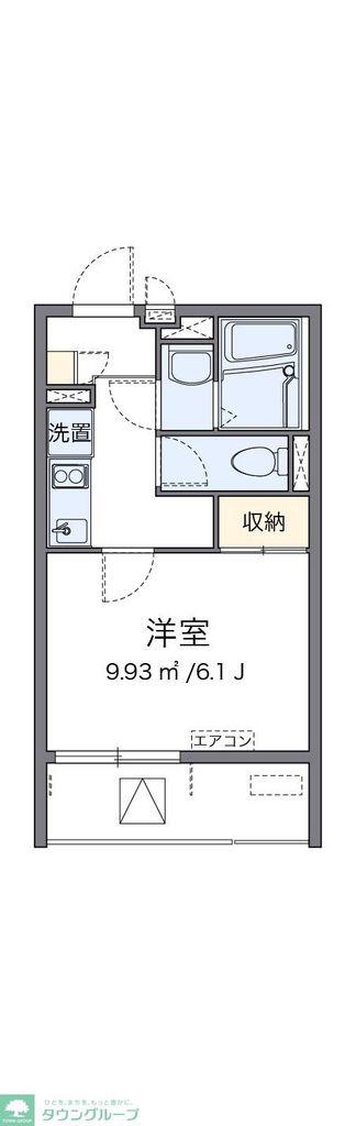 クレイノMAPLE(1K/3階)の間取り写真