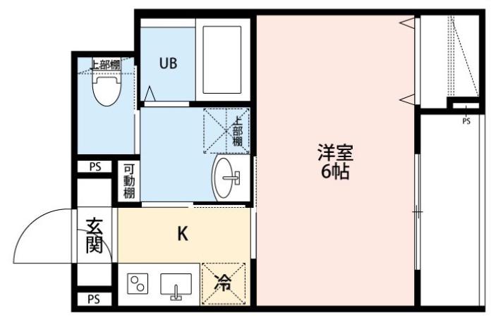 ROBOT HOME 八広III(1K/2階)の間取り写真