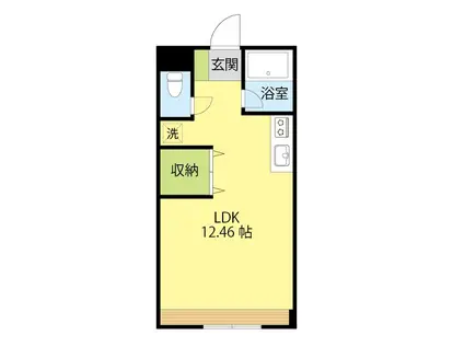 フェニーチェアムズ111(ワンルーム/2階)の間取り写真