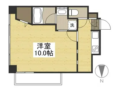 リッツ・ドエル・マンション(1K/1階)の間取り写真