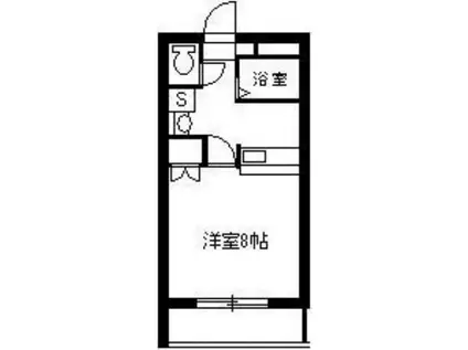 アミューズ鴨池(1K/5階)の間取り写真