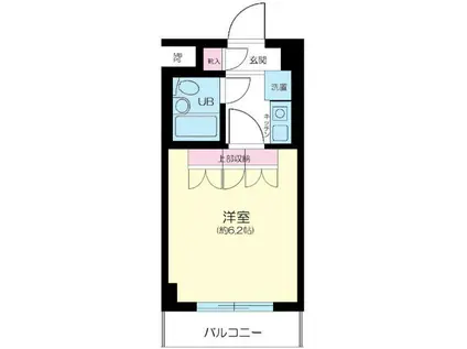 ライオンズマンション上石神井第3(1K/4階)の間取り写真