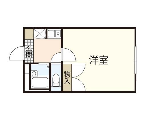 レオパレスソレイユ(1K/3階)の間取り写真