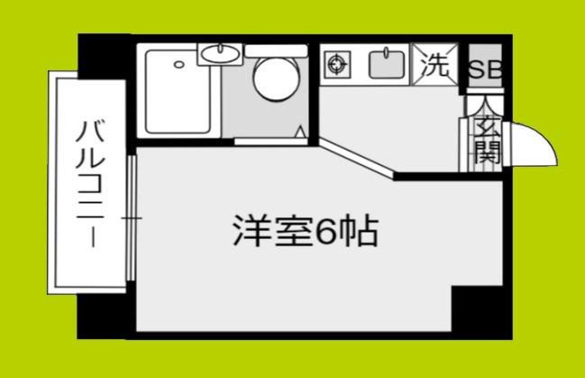 ベルメゾンステラ(ワンルーム/4階)の間取り写真