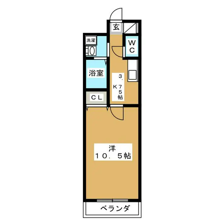 グリーンヴェール 2階階 間取り