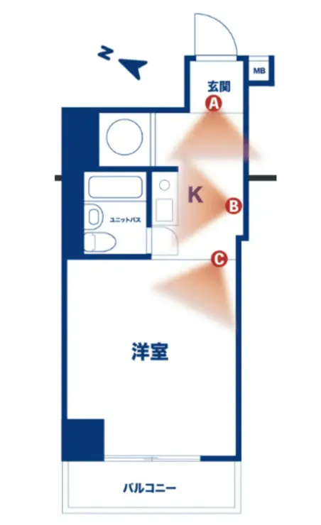 東海西神田マンション 6階階 間取り