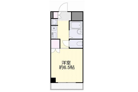 リアライズ西之町(1K/2階)の間取り写真