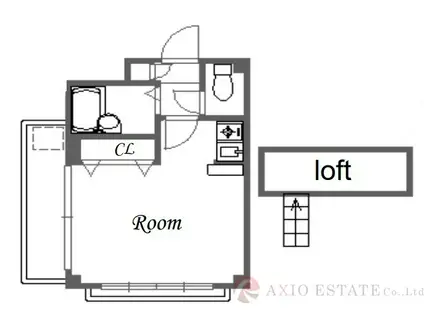ザ・シティ新大阪(ワンルーム/2階)の間取り写真