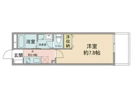 エルメゾンユー(1K/3階)の間取り写真