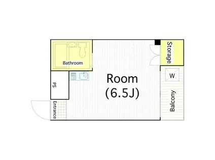 パーソナルマンション杭瀬Ⅱ(ワンルーム/4階)の間取り写真