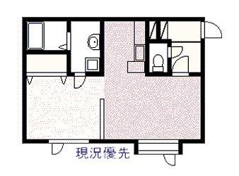 ライフ永山弐番館(1LDK/2階)の間取り写真