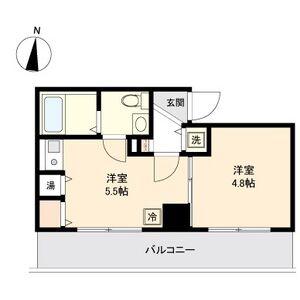 LA DOUCEUR新栄(1DK/14階)の間取り写真