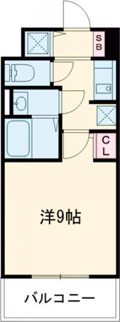 S-RESIDENCE堺ALTKLAS(1K/13階)の間取り写真