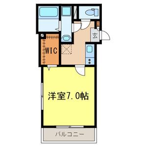 REVE大宮(1K/2階)の間取り写真