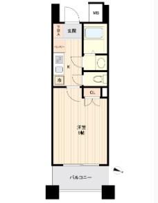 ドゥーエ板橋(1K/4階)の間取り写真