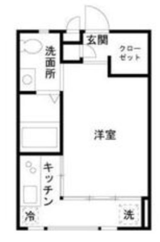 A-STYLE(1K/2階)の間取り写真