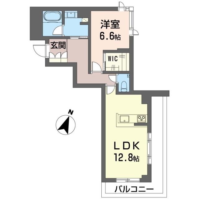 グランメゾン戸塚(1LDK/2階)の間取り写真