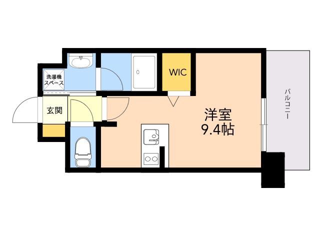 エンクレスト博多駅南BASE(ワンルーム/2階)の間取り写真