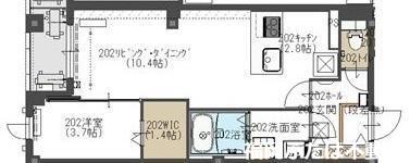 FORTEZZA LEON(1LDK/3階)の間取り写真